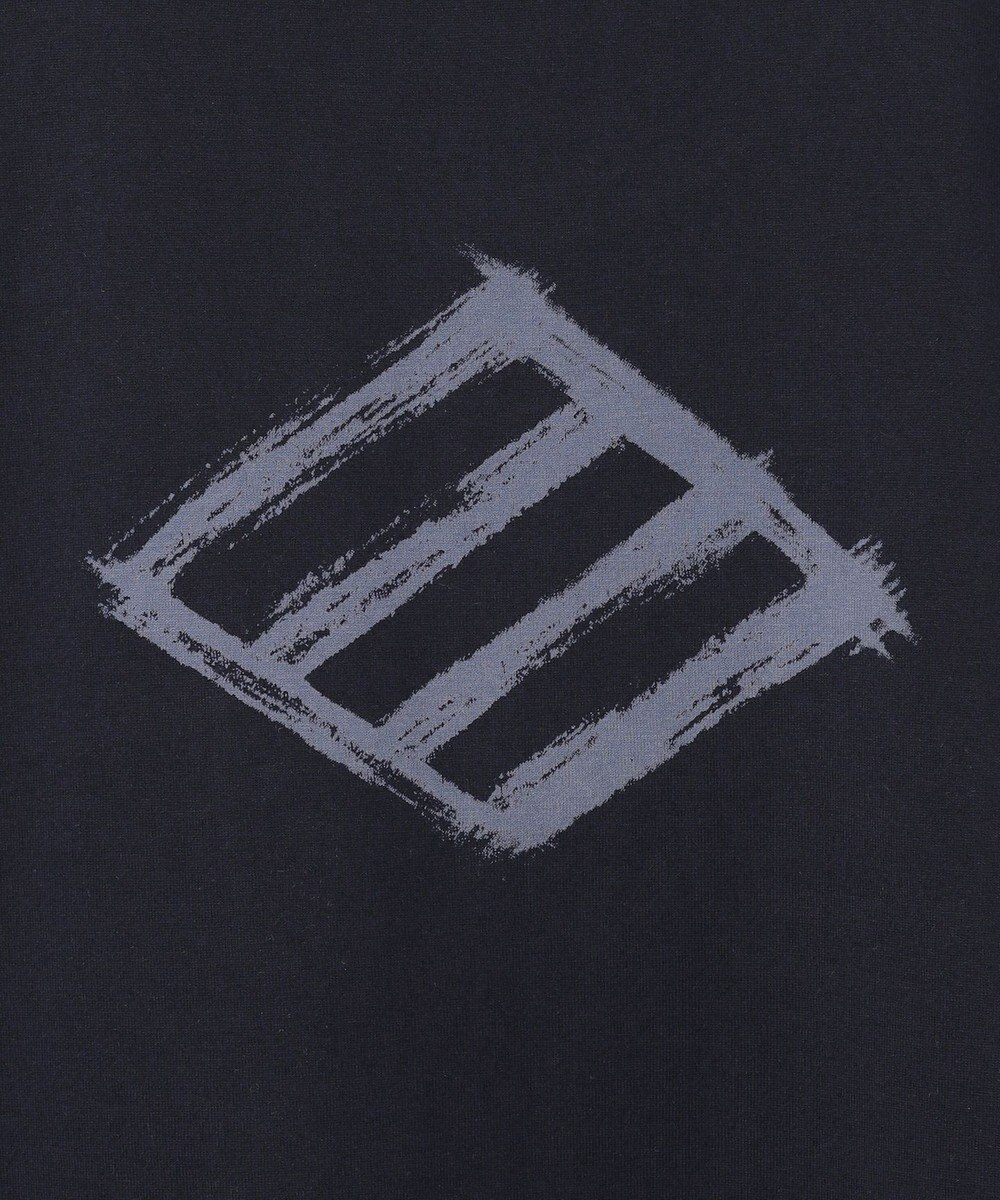 JOSEPH ABBOUD 【滑らかな肌触り】ダイヤロゴバックプリント Tシャツ 