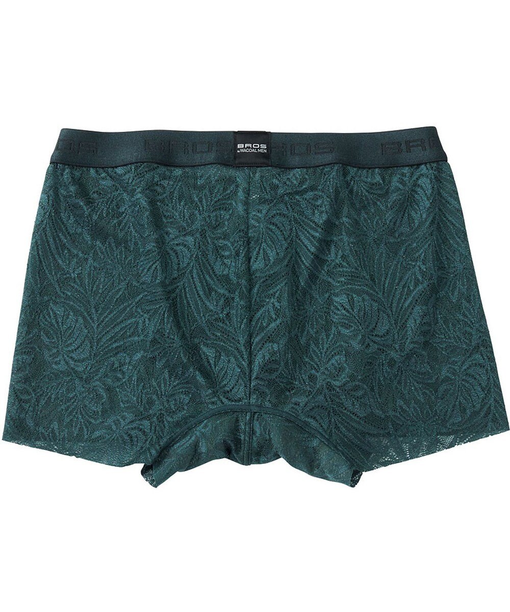 WACOAL MEN ボクサーパンツ【レースボクサー】フロント快適グラマラス 通気性 フリーなカッティング(裾部分) 前閉じ レース 下着 GT3341 /ブロス バイ ワコールメン 