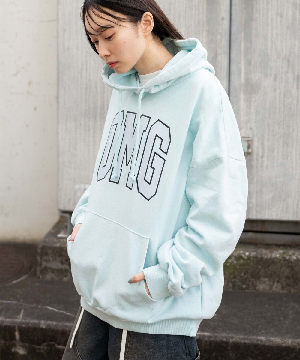 WEGO 【ユニセックス着用ITEM】ピグメントOMGプルパーカー 