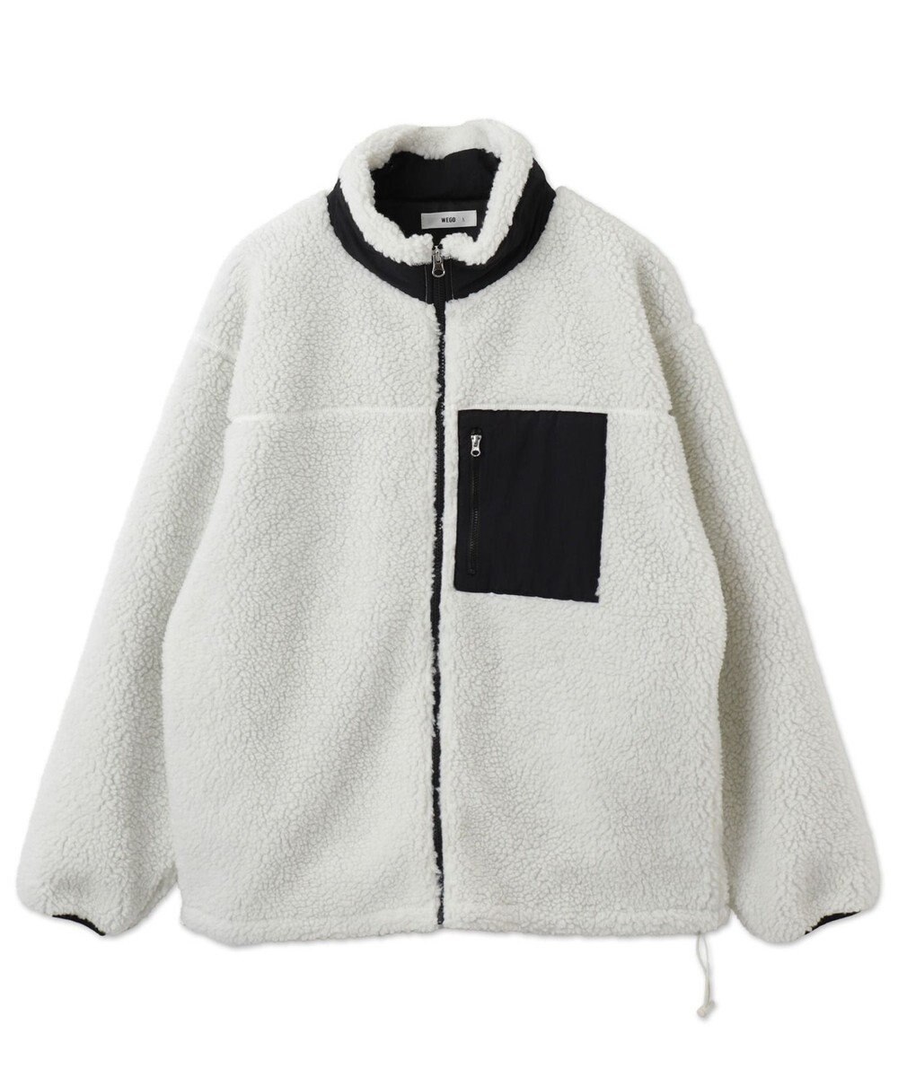 WEGO 【ユニセックス着用ITEM/SMLサイズ展開】ボアブルゾン 