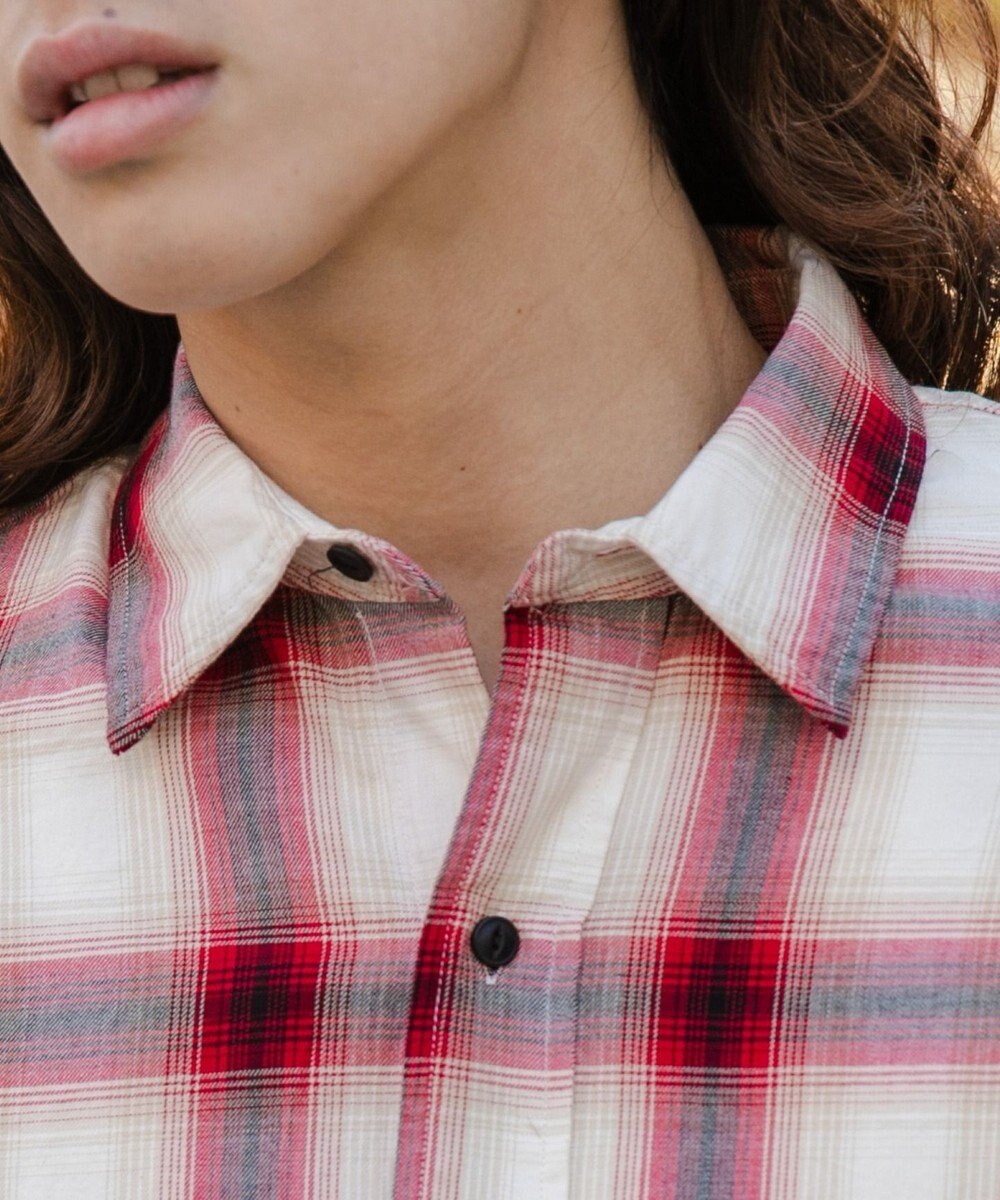 WEGO オンブレチェックシャツ 