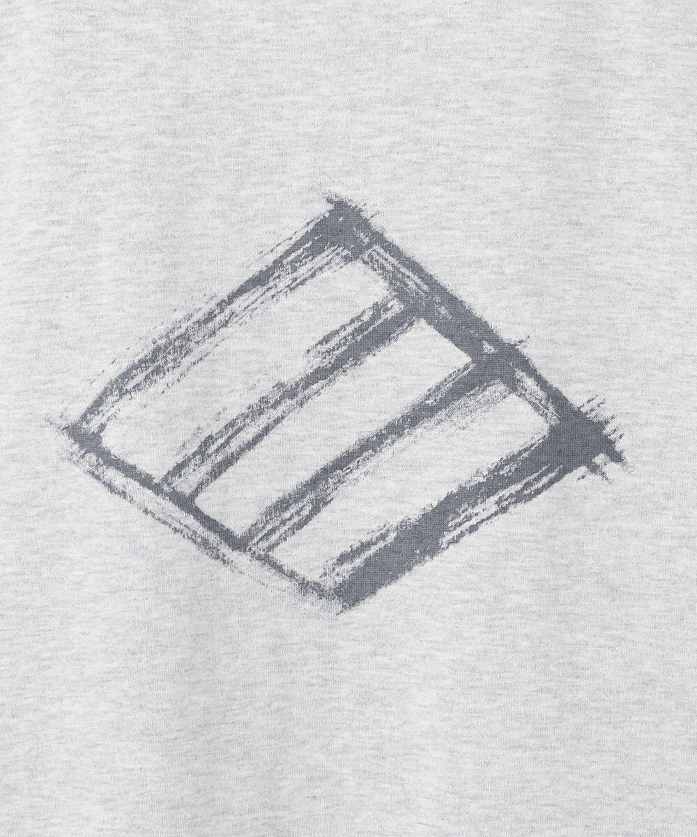 JOSEPH ABBOUD 【滑らかな肌触り】ダイヤロゴバックプリント Tシャツ 