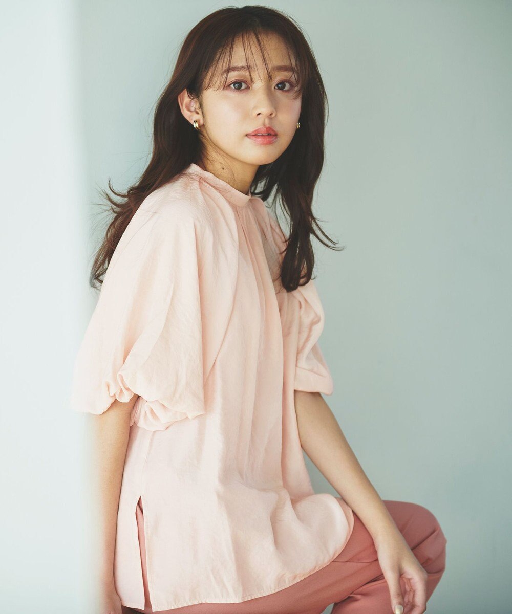 Feroux 【新色追加・洗える】バルーンスリーブ ブラウス 