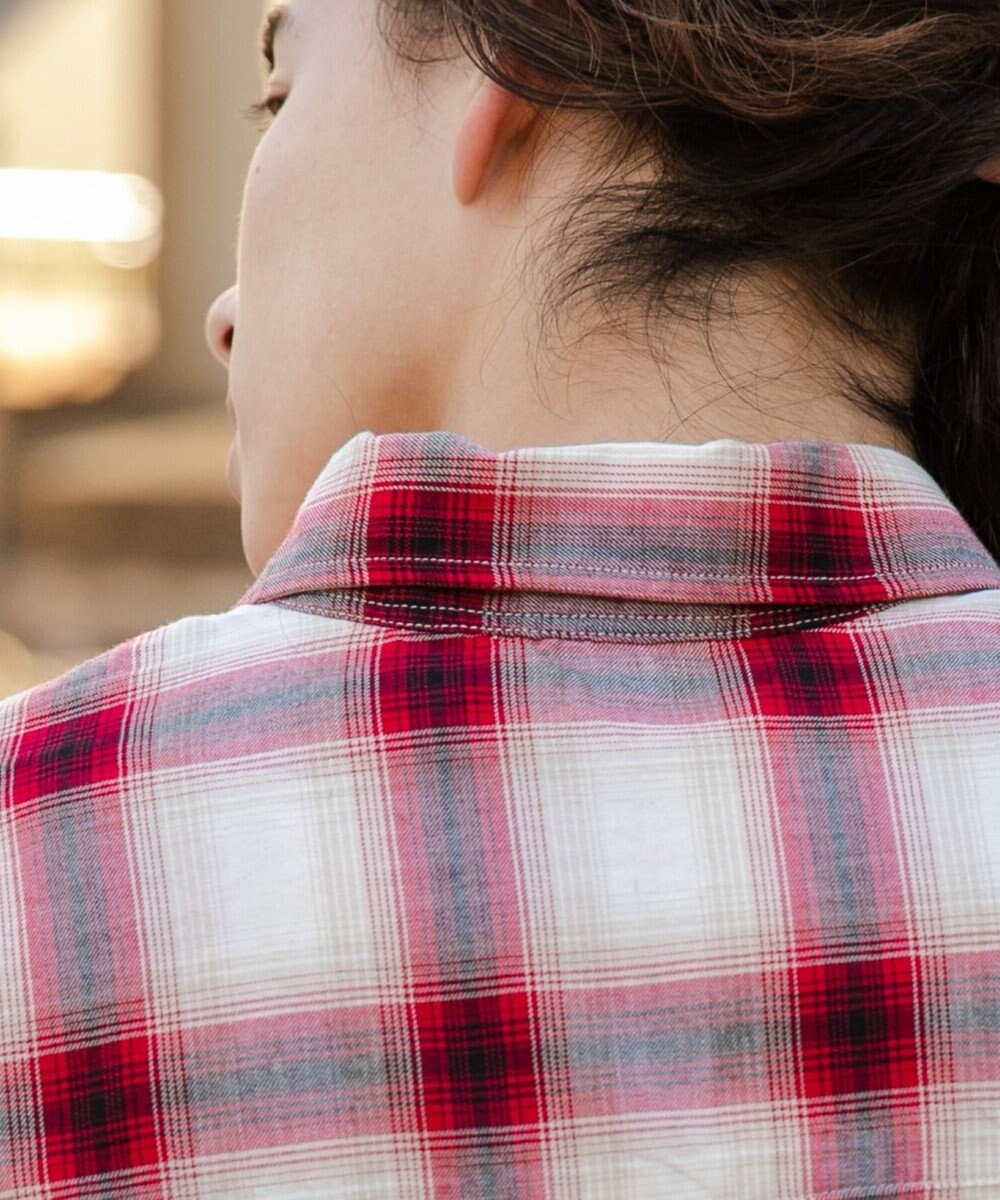 WEGO オンブレチェックシャツ 