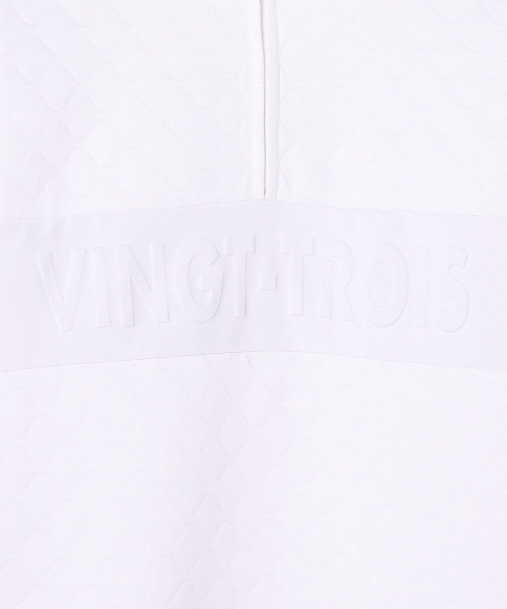 23区GOLF 【MEN】ウェーブキルトジャガードプルオーバー 