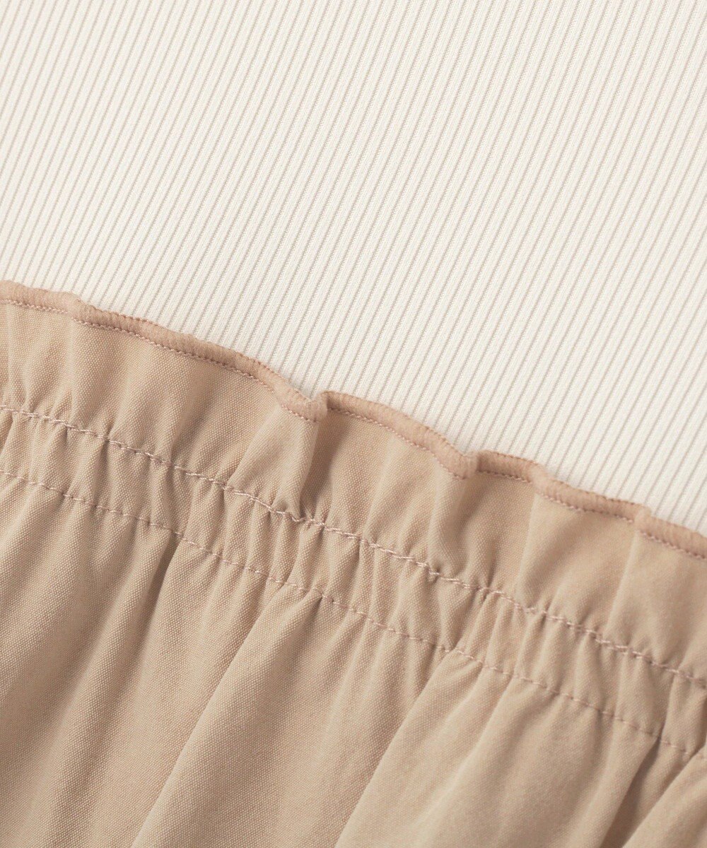 Green Parks ペプラムドッキングワンピース 