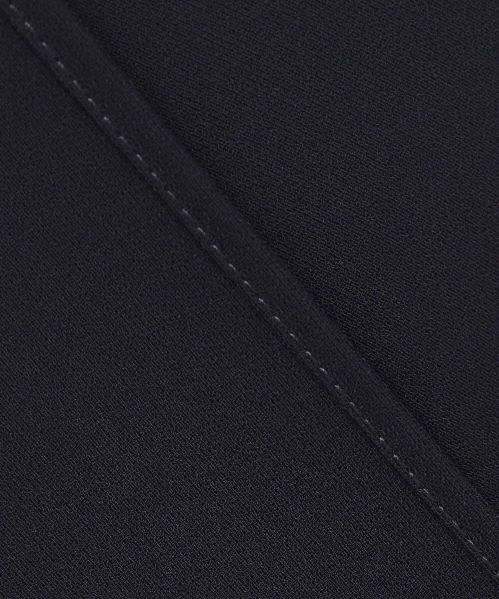 BEIGE， 【洗える】JASMINE / スタンドカラージップブラウス 