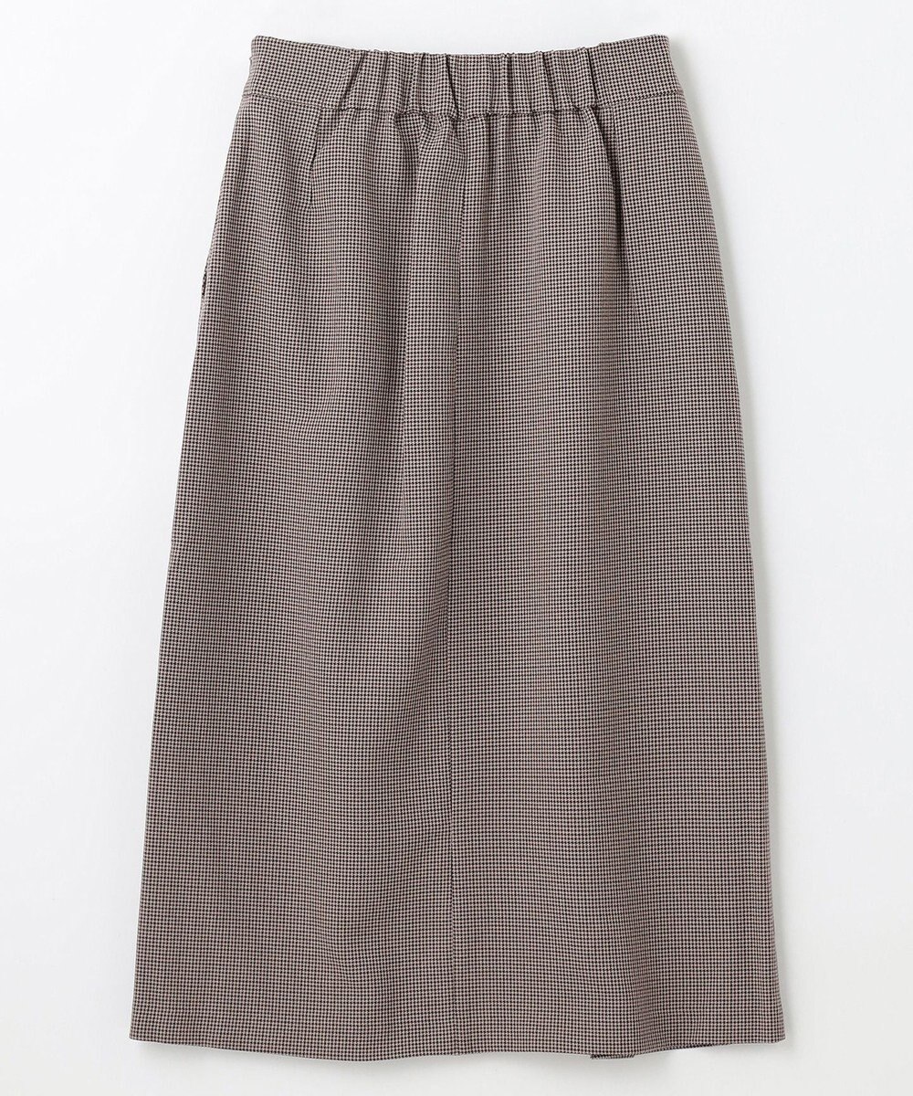 ANY 【洗濯機可能/ウエストゴム/ポケット付】ウーリッシュフラノボックスプリーツスカート 