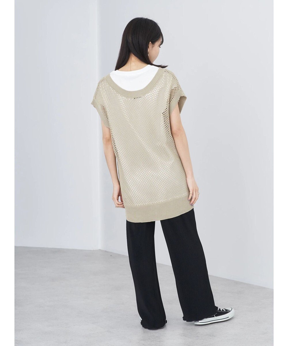 earth music&ecology Ｖネックメッシュベスト 