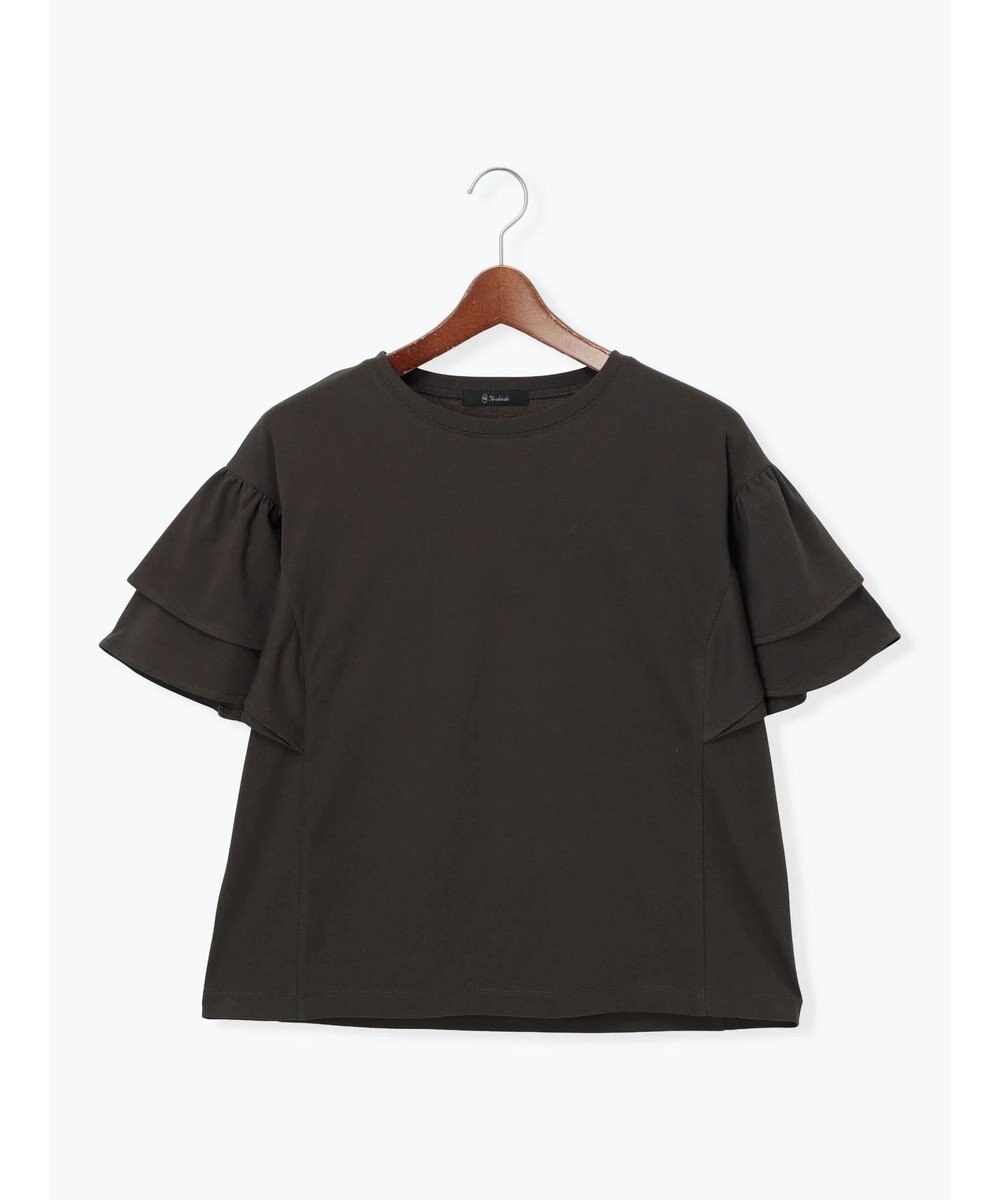 Te chichi 【接触冷感/遮熱/吸水速乾】フリルスリーブビッグTシャツ 