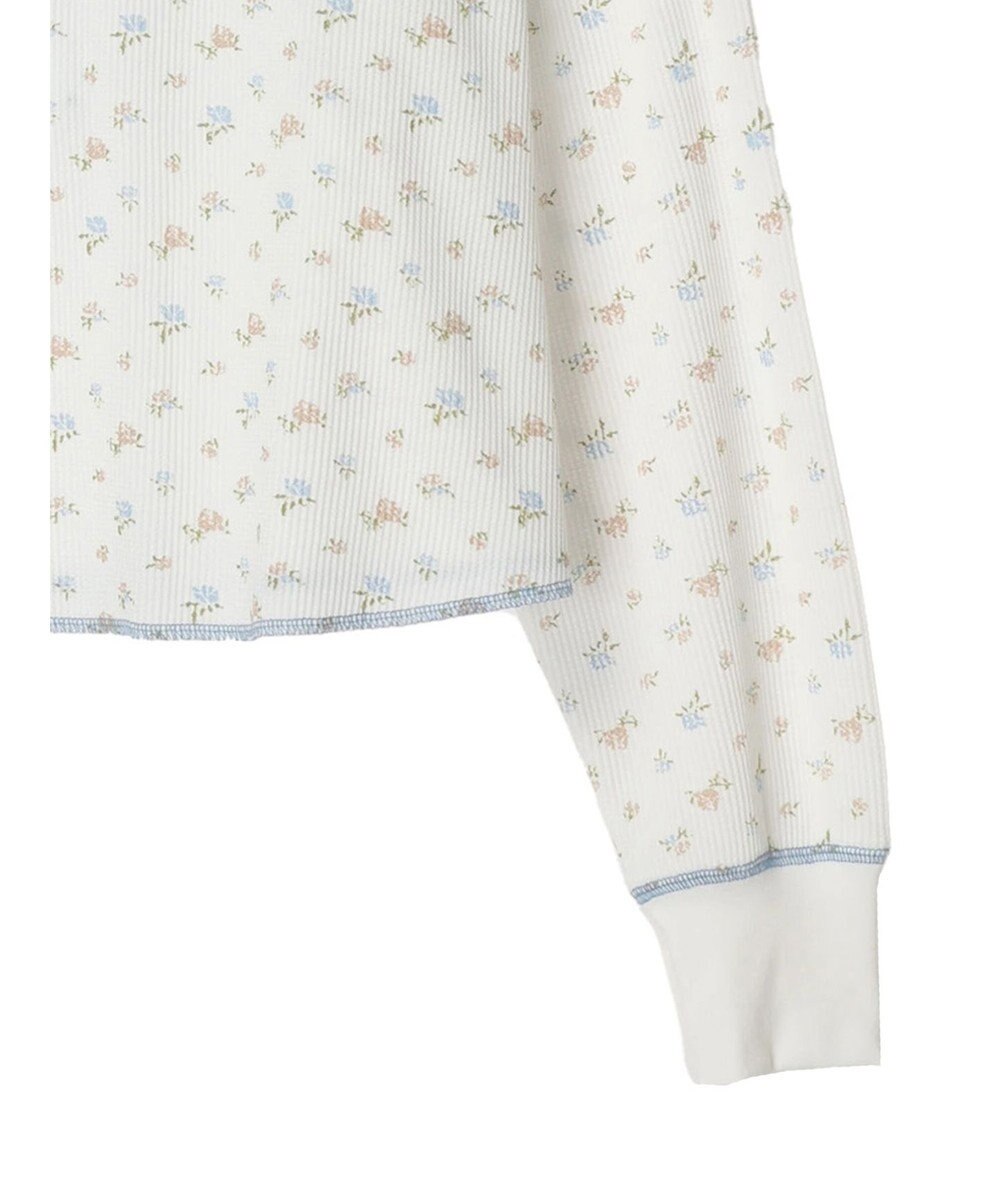 Green Parks ・Ｄｏｕｂｌｅ　Ｆｌａｇｓ　フラワーｐｔワッフルロンＴＥＥ 