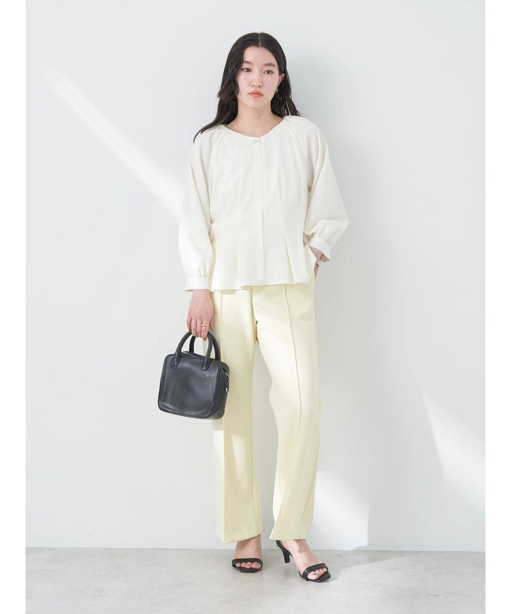 earth music&ecology ペプラムブラウス 