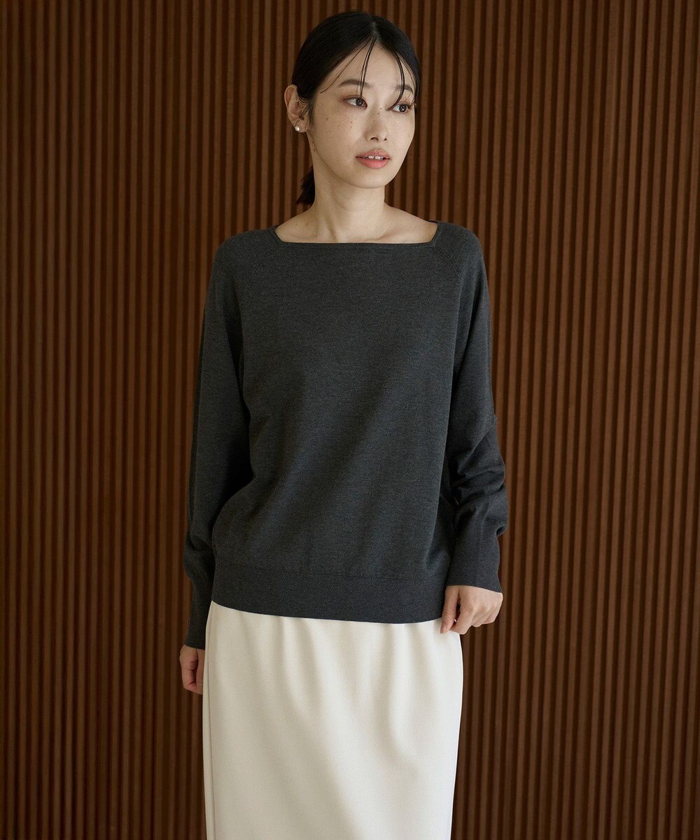 UNFILO マイビューティニット スクエアネック 