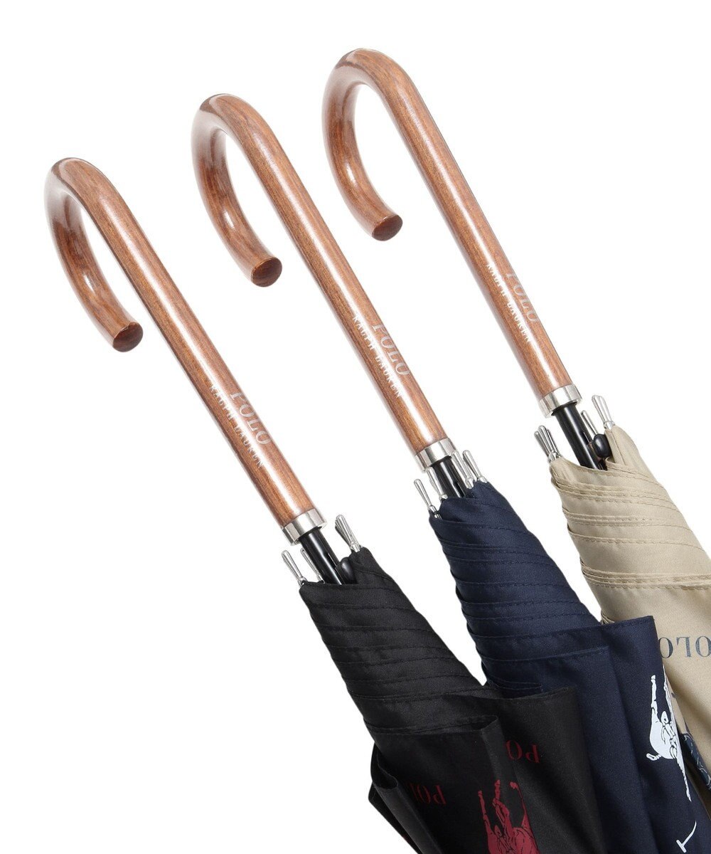 MOONBAT POLO RALPH LAUREN （ポロ ラルフローレン） 長傘 無地 ポロポニー ロゴ 