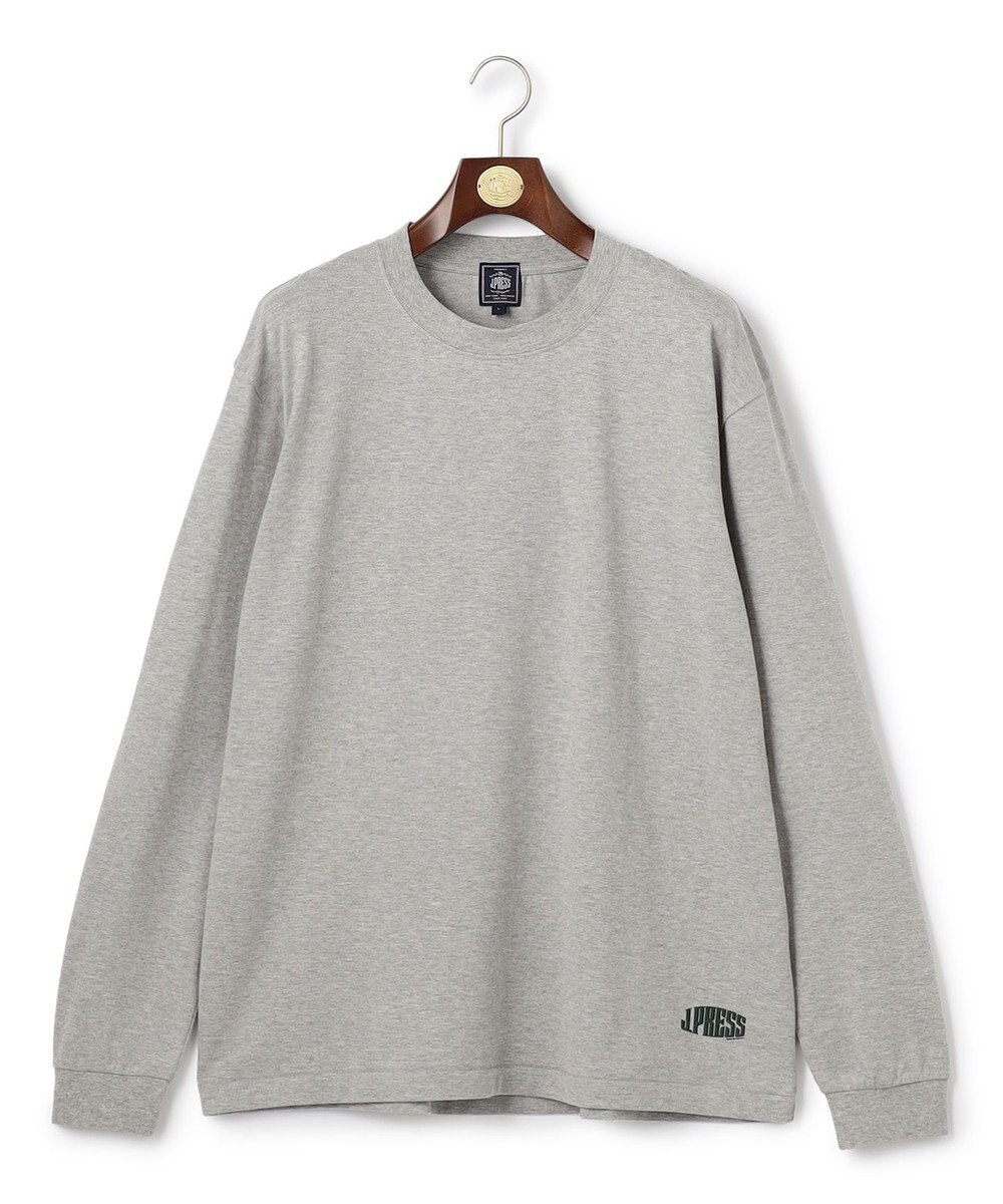 J.PRESS MEN 【J.PRESS ORIGINALS】【UNISEX】Cotton Jersey Small Logo Long Sleeve T-shirt 