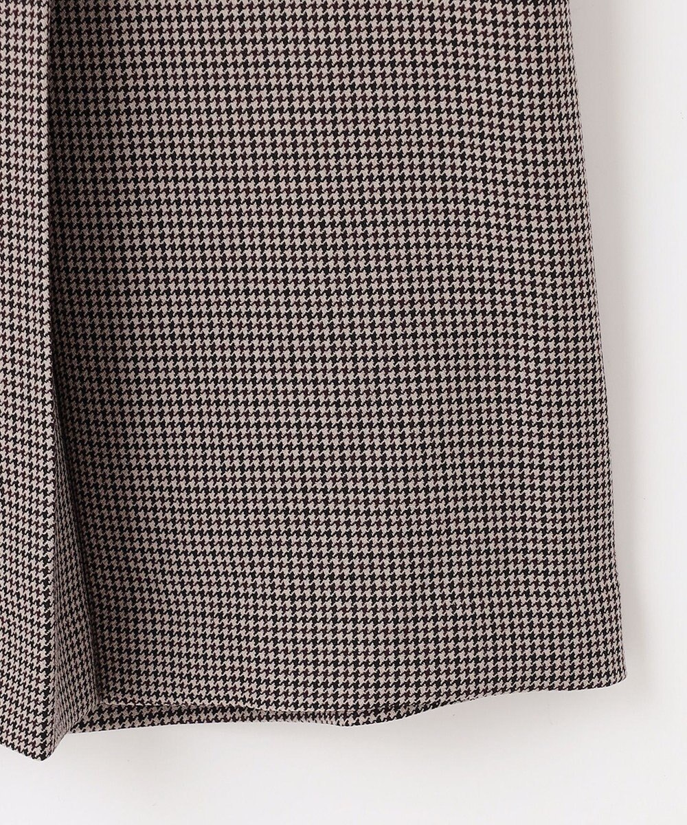 ANY 【洗濯機可能/ウエストゴム/ポケット付】ウーリッシュフラノボックスプリーツスカート 