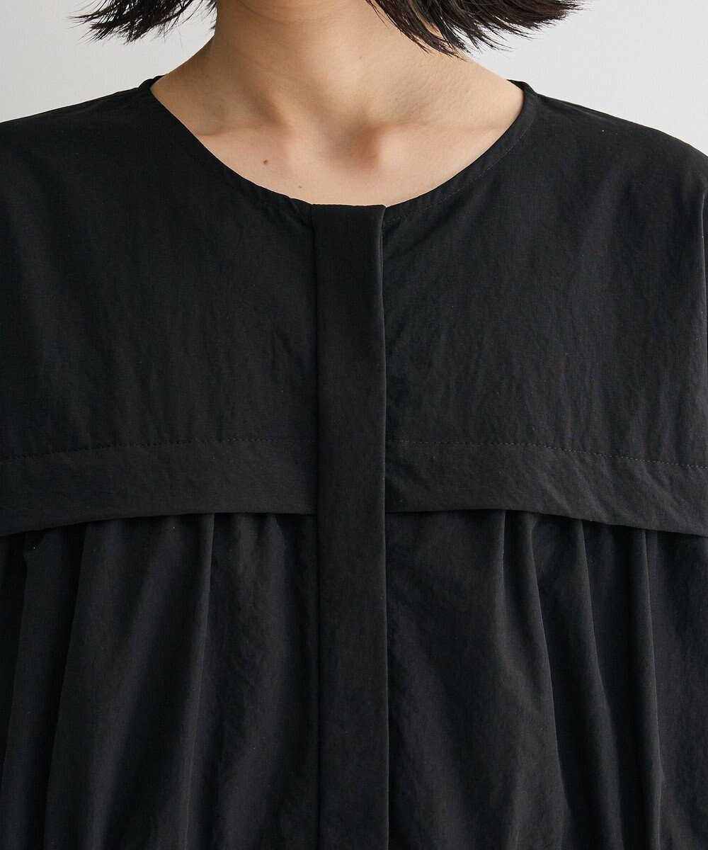 Green Parks ギャザードロストワンピース 