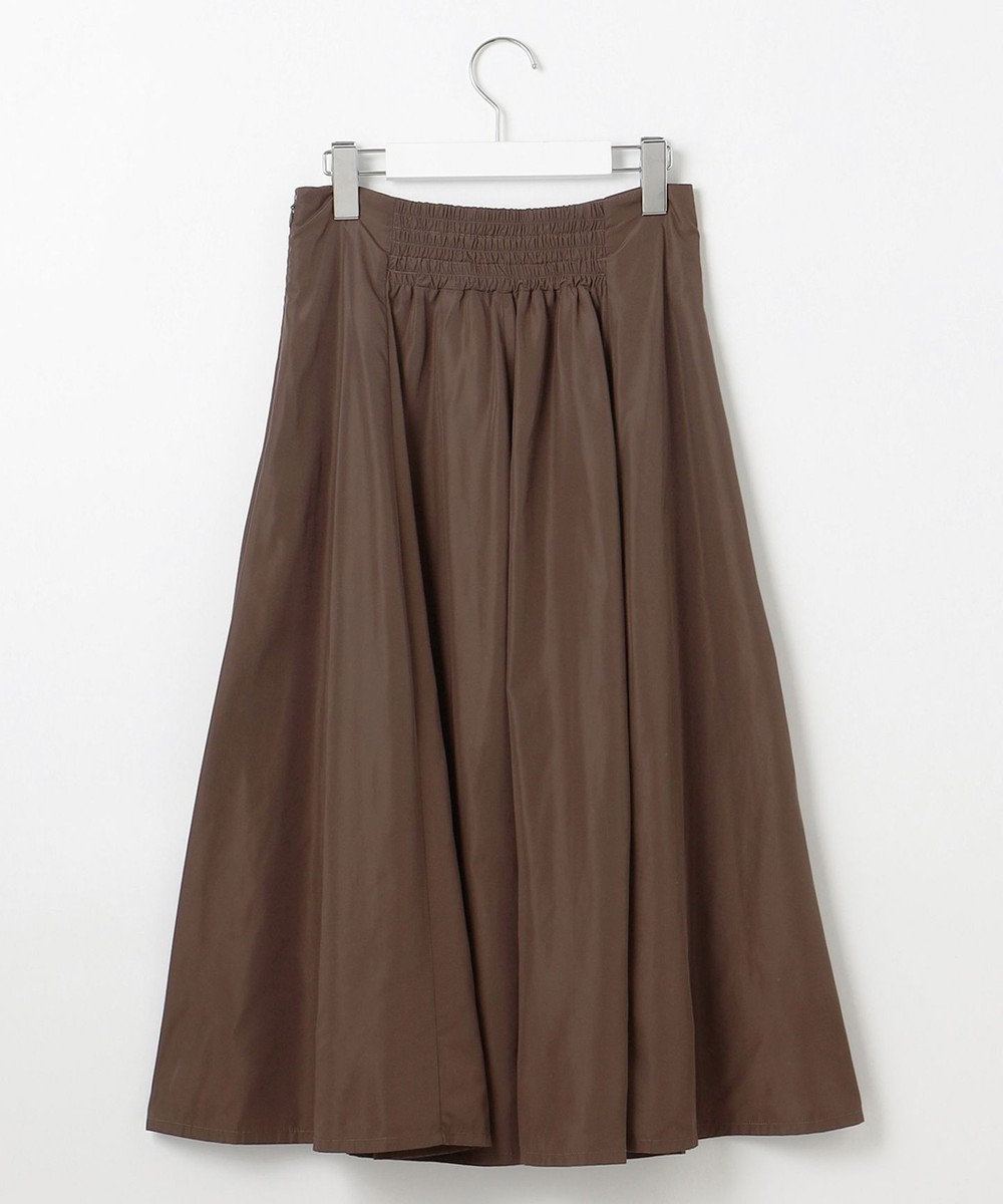 Feroux 【洗える】タフタフレア スカート 