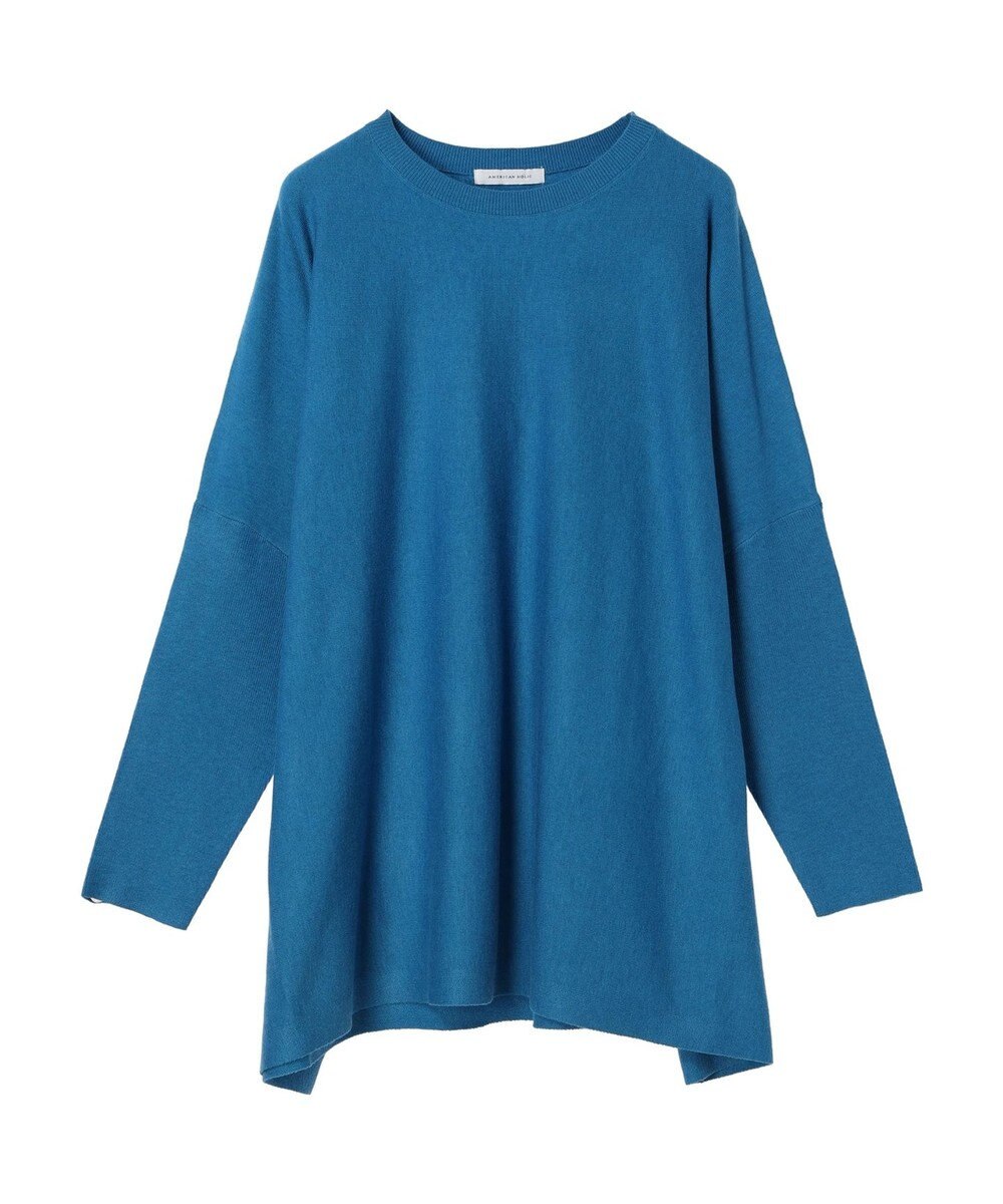 AMERICAN HOLIC バイパチポンチョライクＢＩＧニットチュニック 