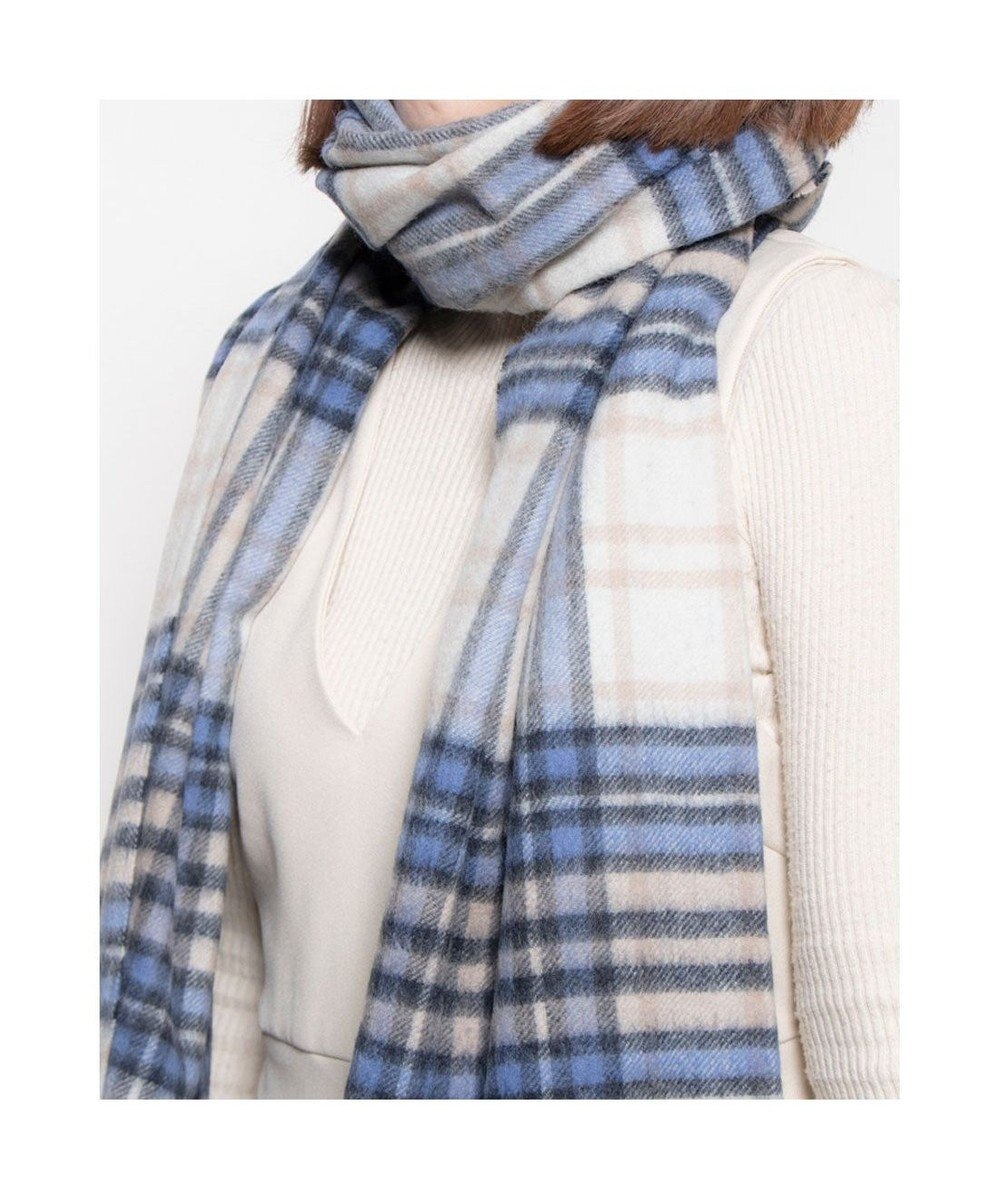 UNBILLION カシュネ cache nez / ウールチェックストール 