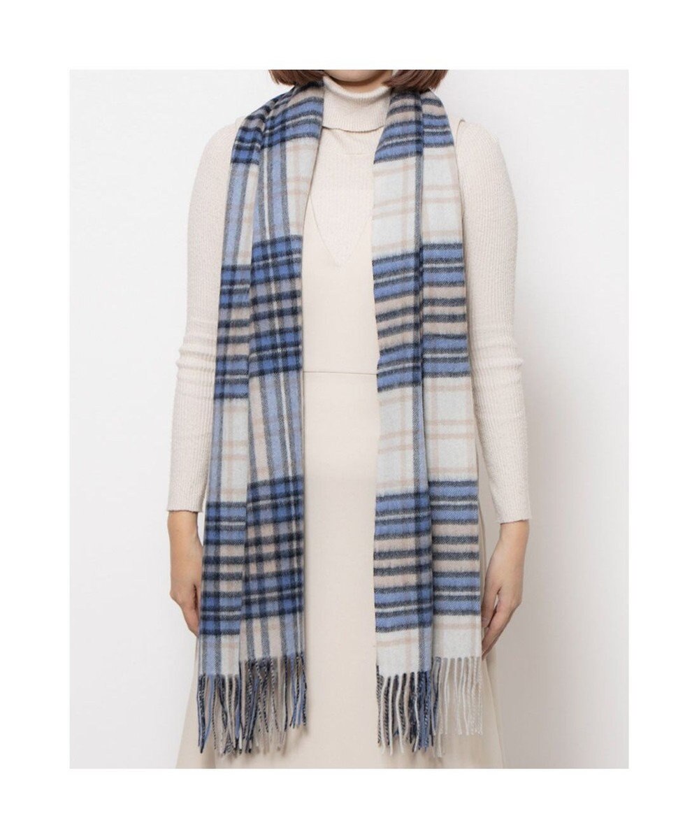 UNBILLION カシュネ cache nez / ウールチェックストール 