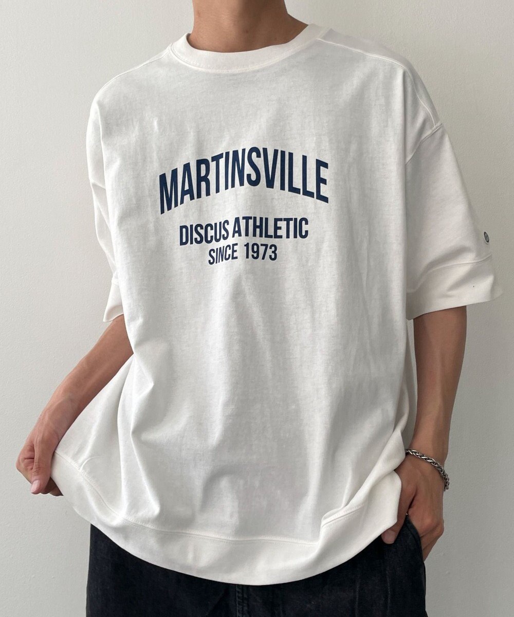 WEGO 【綿100%/MLサイズ展開】DISCUS　ルーズカレッ１００％ 