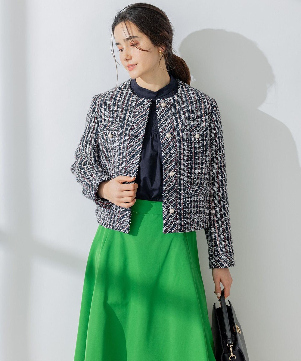 組曲 レースコンビタックディテール ブラウス 