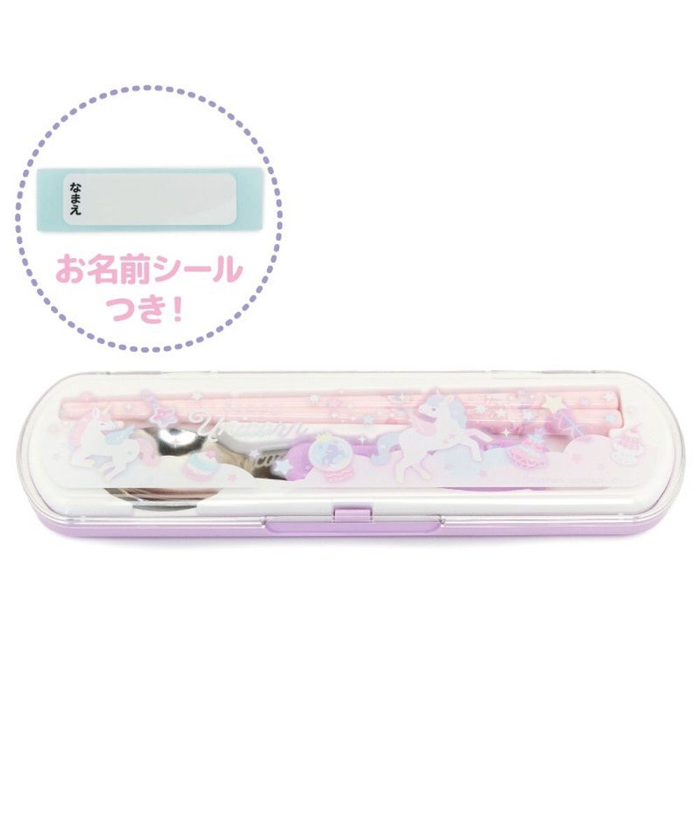 Mother garden マザーガーデン ユニコーン コンビセット 箸＆スプーン 《ファンシー柄》 
