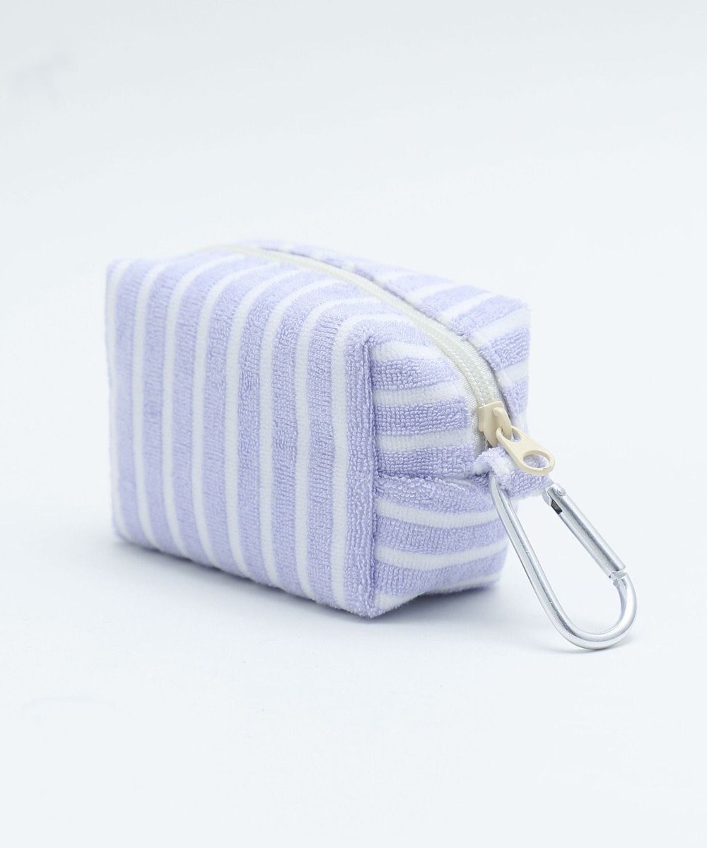 WEGO カラーストライプポーチ 