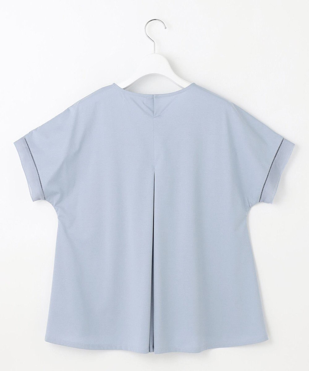 J.PRESS LADIES 【洗える・接触冷感】プレーティングジャージー フレア カットソー 