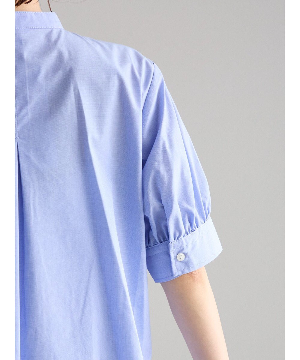 Te chichi フロントフリル5分袖ブラウス 