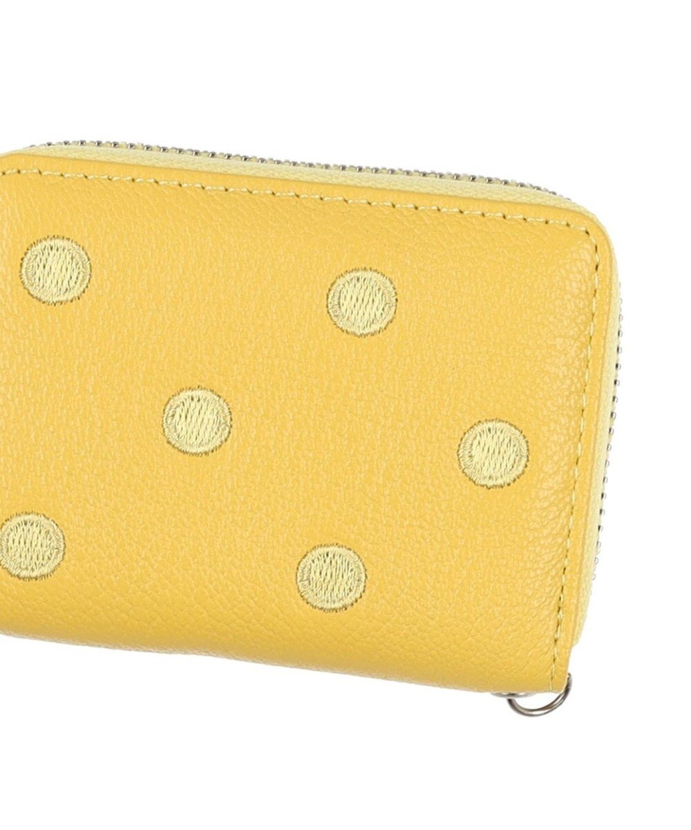 UNBILLION ペルケ perche / ドット刺繍ジャバラチャームウォレットショルダー 