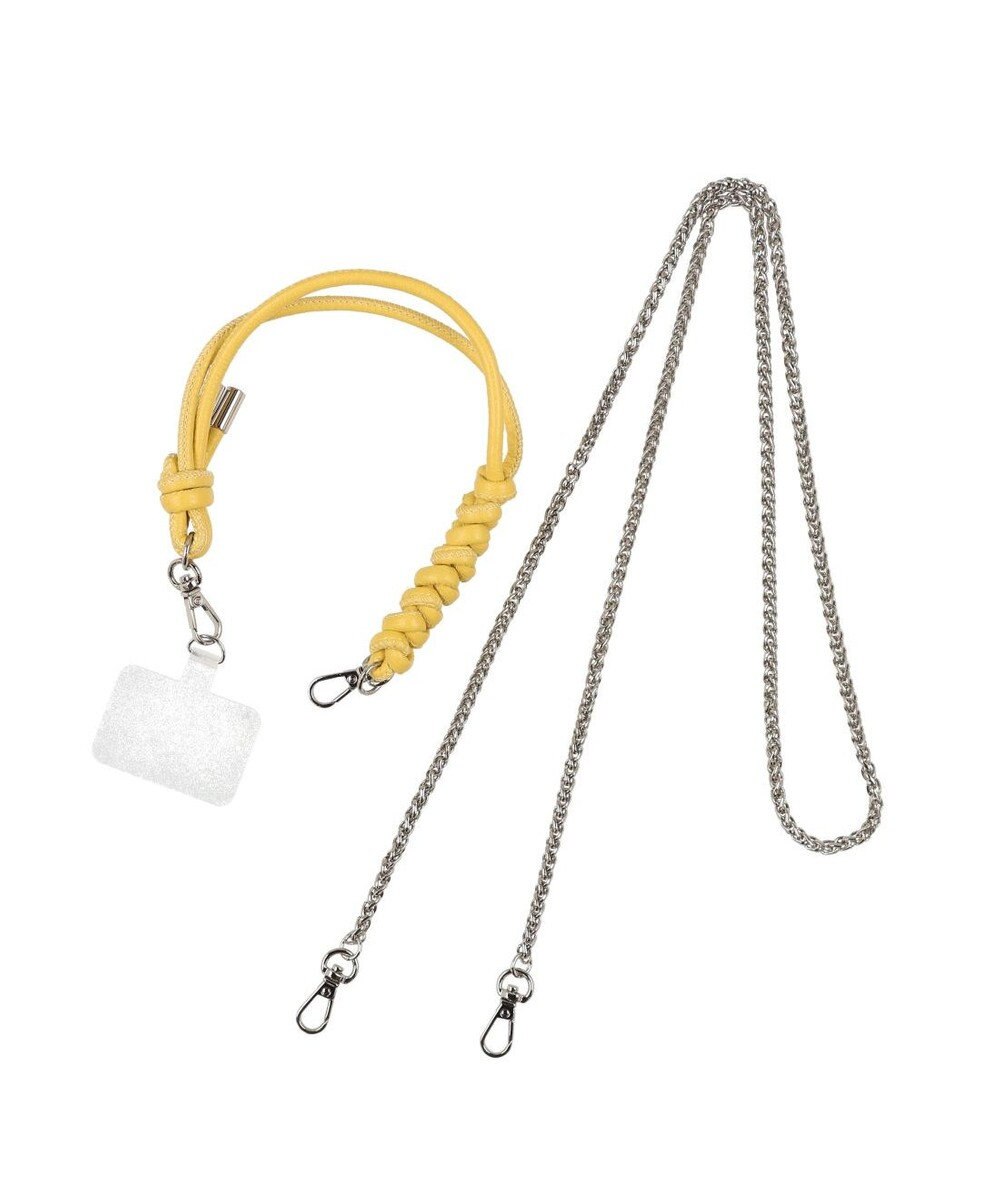 UNBILLION ペルケ perche / ドット刺繍ジャバラチャームウォレットショルダー 