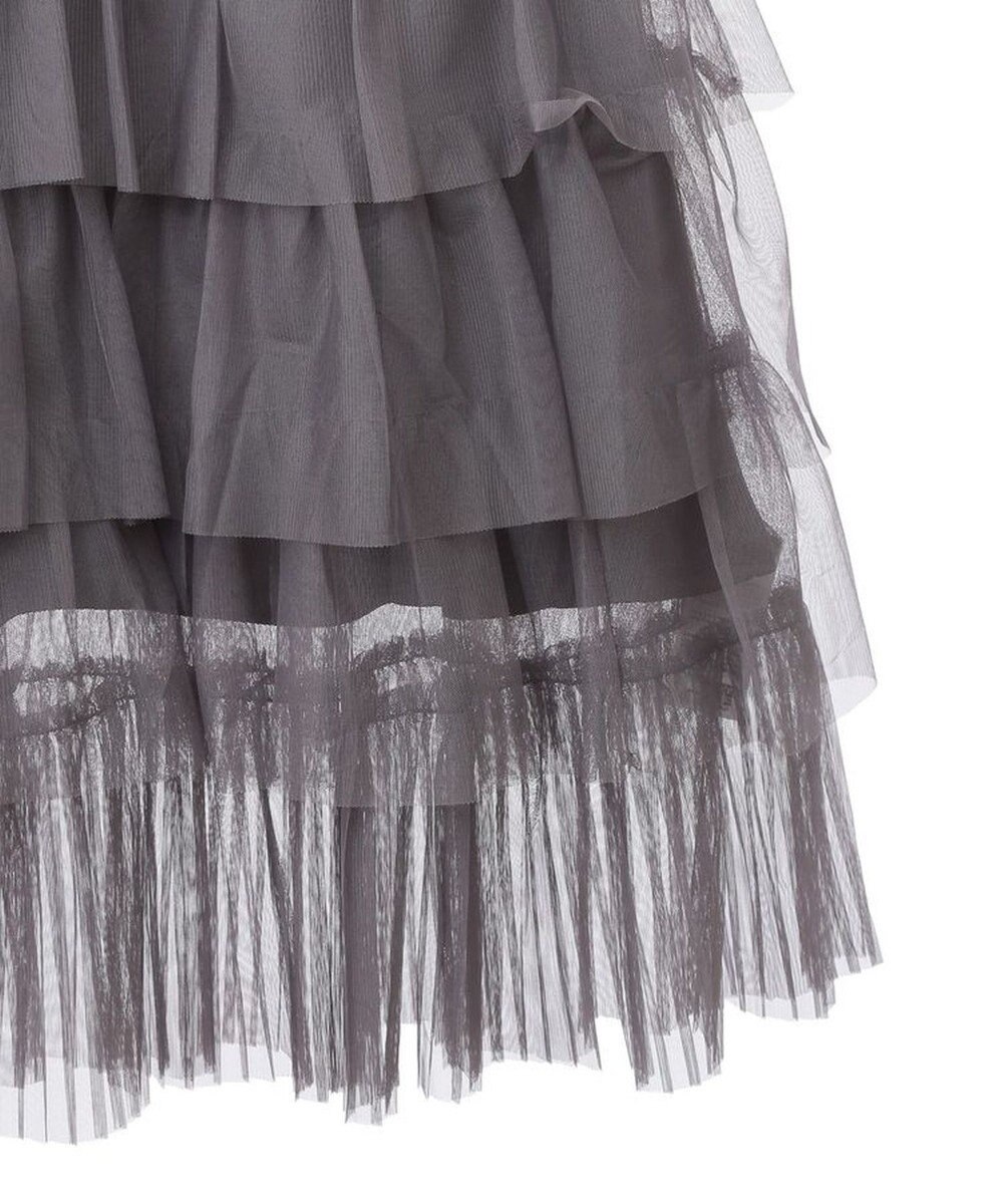 Green Parks ２ｗａｙチュールティアードフリルスカート（ペチ付き） 