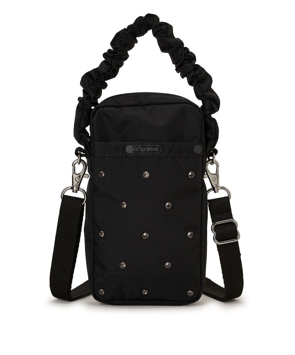 LeSportsac GH MINI PHONE XBODY/ビジューブラックグレー 
