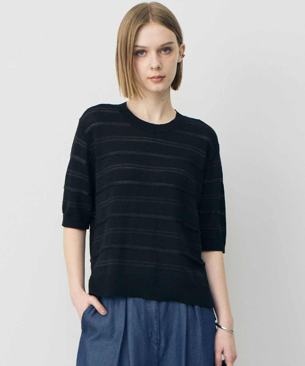 ICB L ルレックスパターン ニットプルオーバー 