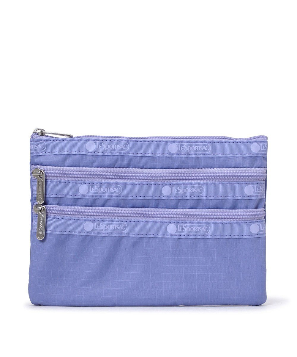 LeSportsac 3ZIP COSMETIC/ペリウィンクルドリーム 