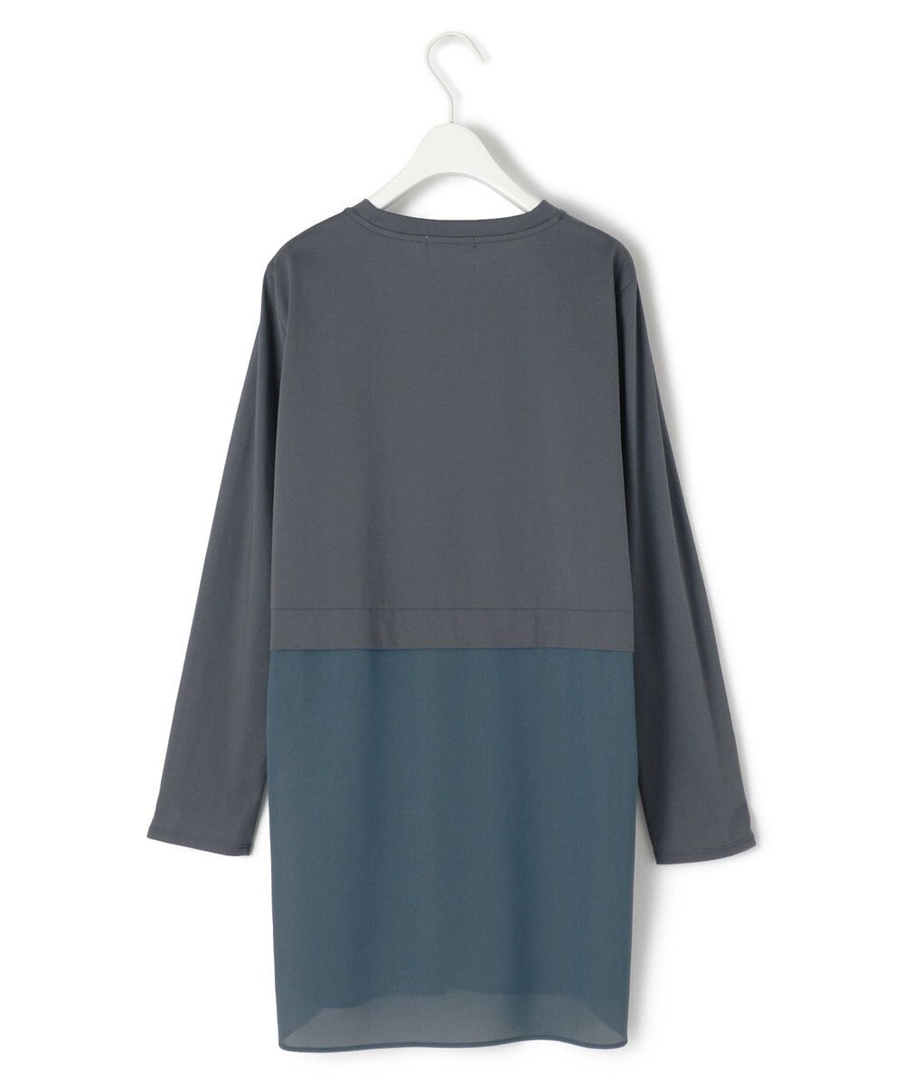 ICB L 【洗える】 シアージャージーコンビ カットソー 