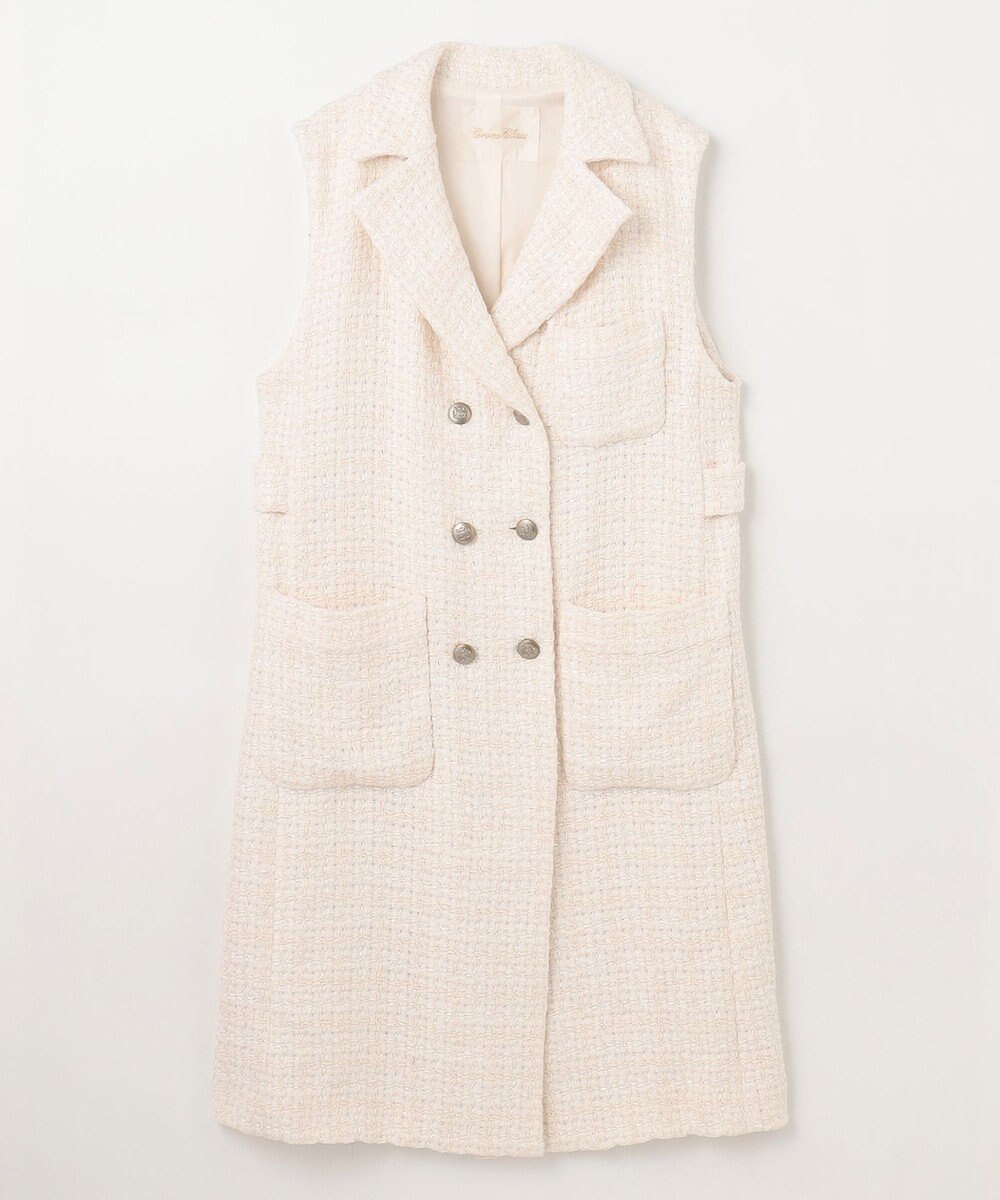 GRACE CONTINENTAL ツイードジレワンピース 