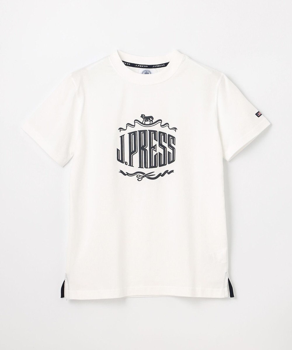 J.PRESS KIDS 【140-170cm】 50/2天竺ロゴＴシャツ 