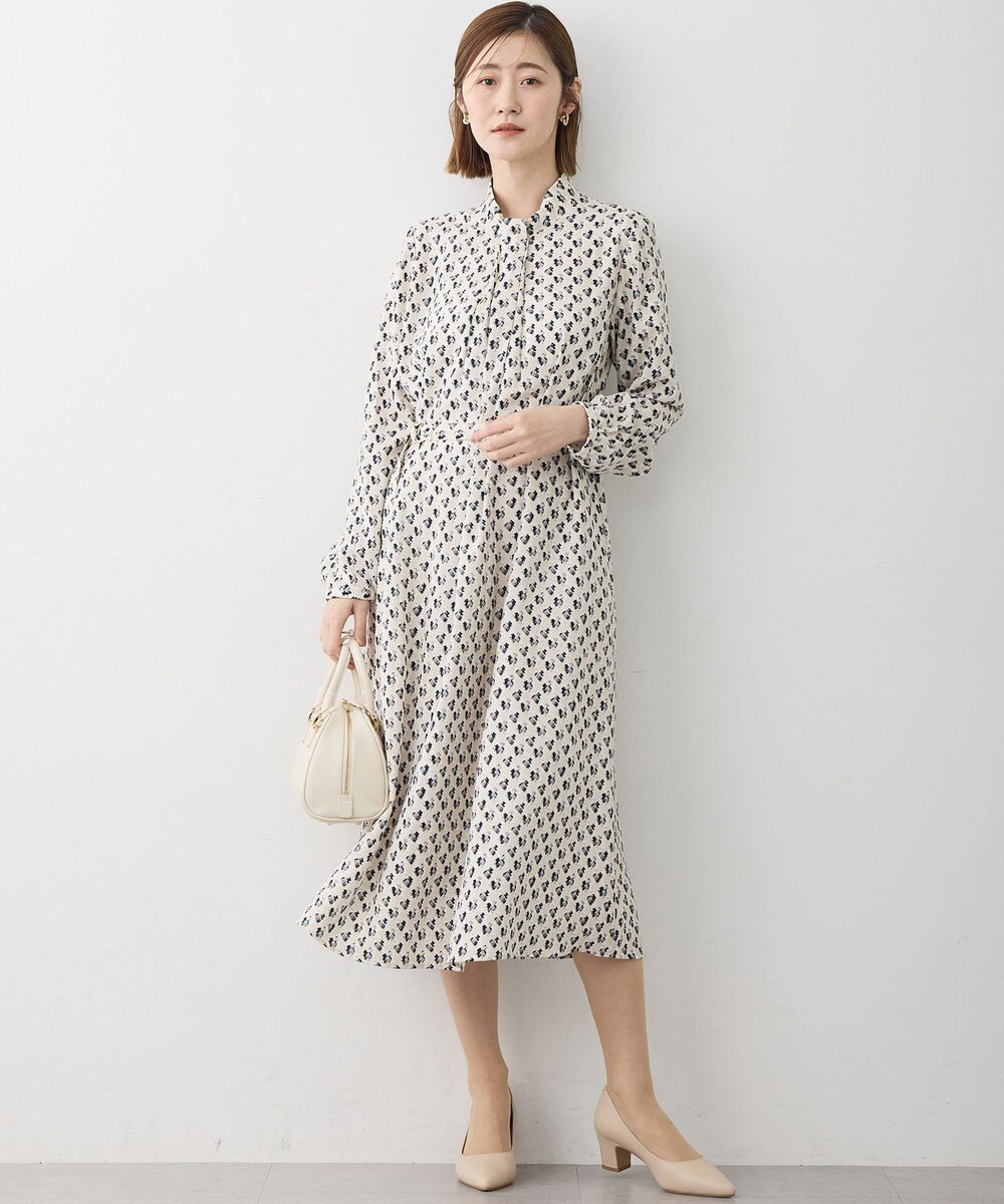 23区 モダンアートプリント ワンピース 