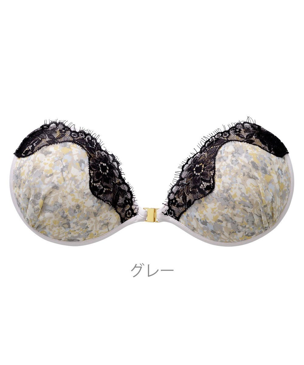 BRADELIS New York 【NuBra / ボリュームアップ】パテッドヌーブラ フローラ ストラップレスで肩こり軽減 