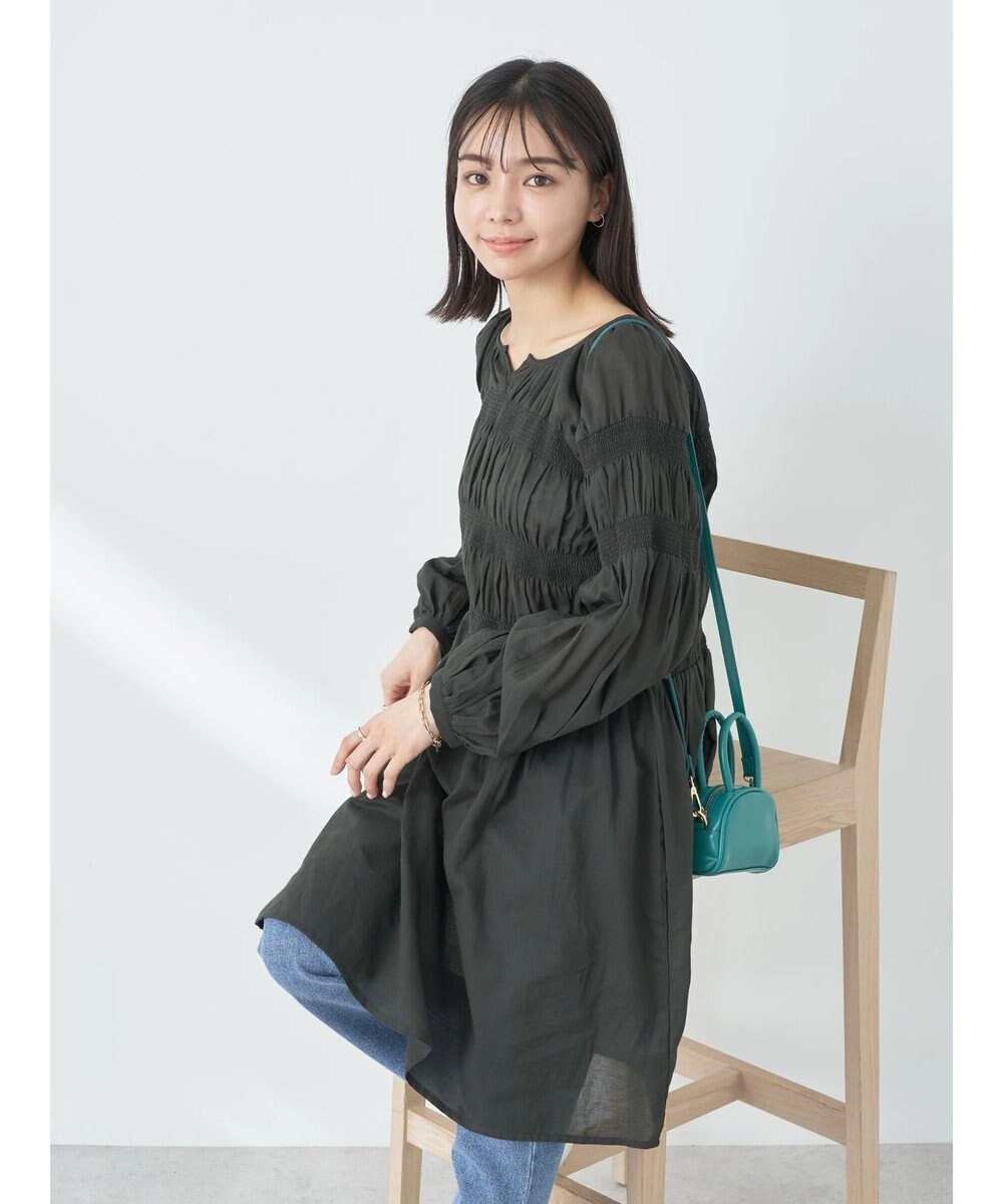 earth music&ecology シャーリングチュニック 