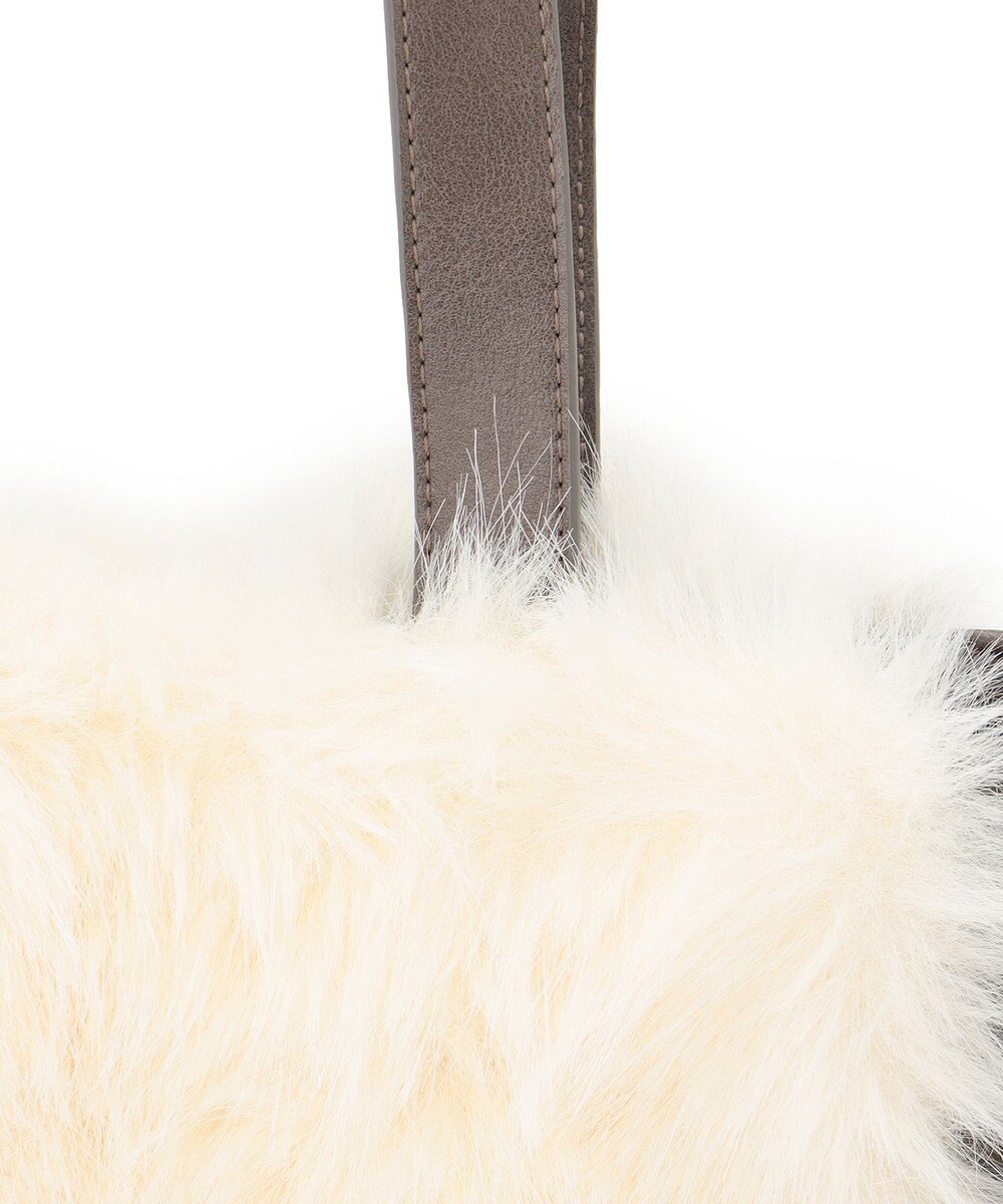 23区 ファーコンビ トートバッグ 