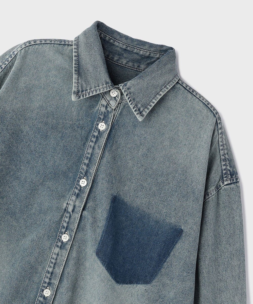 GRACE CONTINENTAL デニム2WAYシャツ 