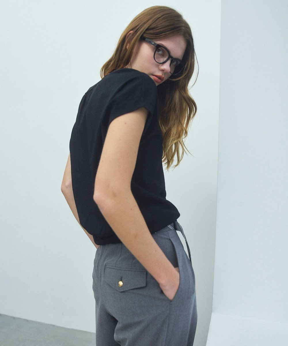 BEIGE， 【ロングセラー】LAURA / ストレッチ ドロップショルダーニット 