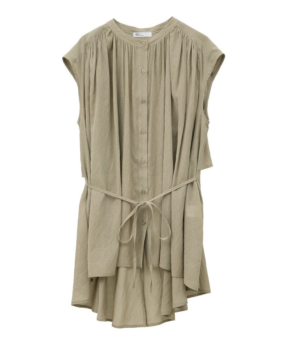 CRAFT STANDARD BOUTIQUE ヴィンテージボイルバックデザインブラウス 