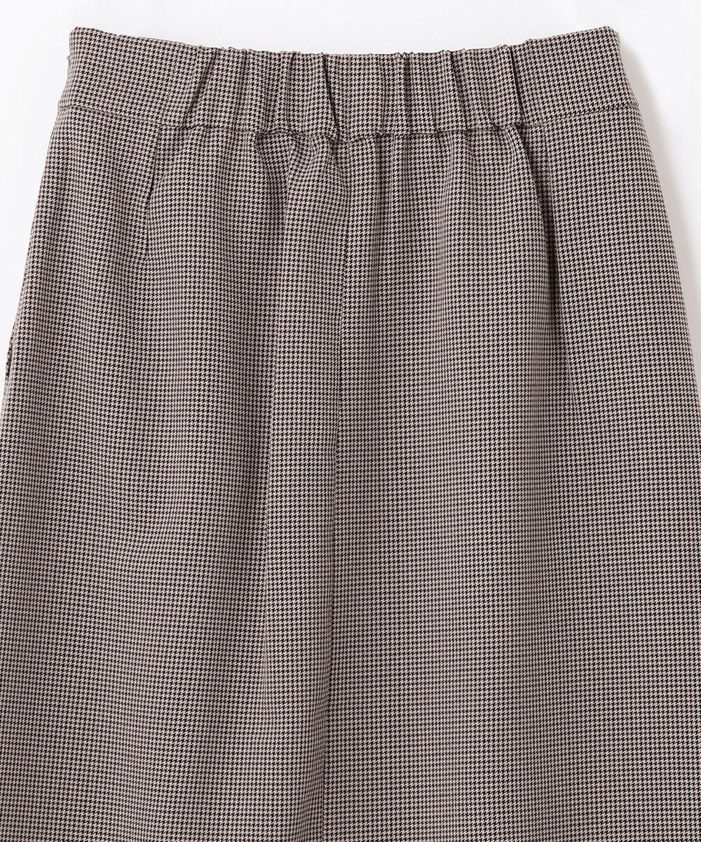 ANY 【洗濯機可能/ウエストゴム/ポケット付】ウーリッシュフラノボックスプリーツスカート 