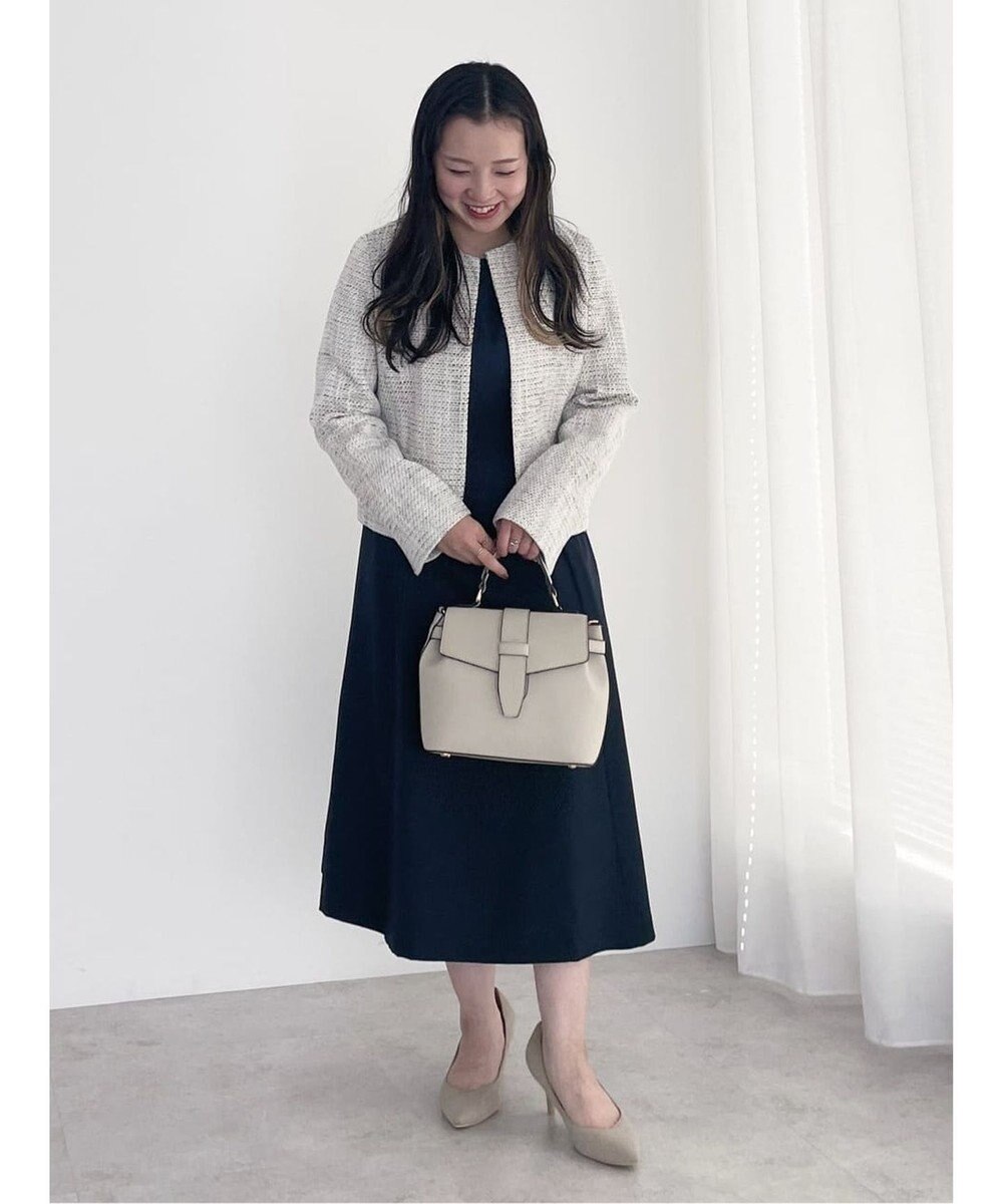 Green Parks ｅｆ－ｄｅ　ツィード調ノーカラージャケット 