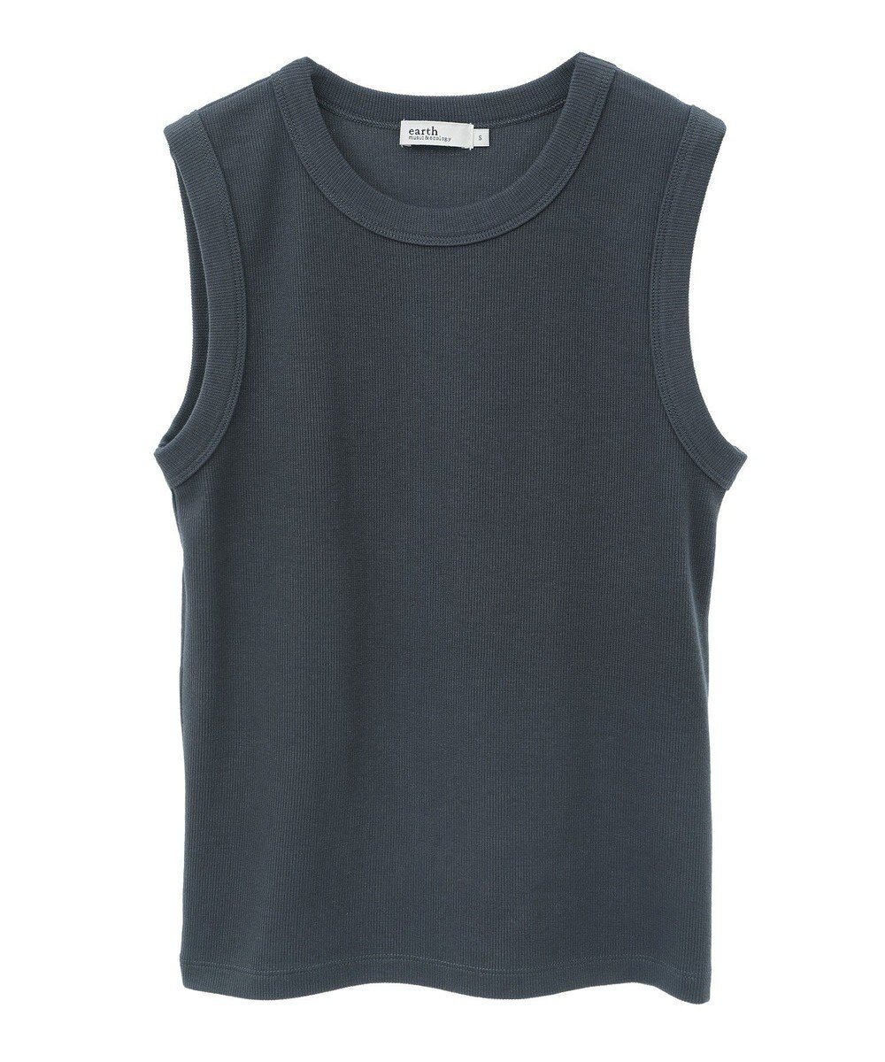earth music&ecology リブタンクトップ 